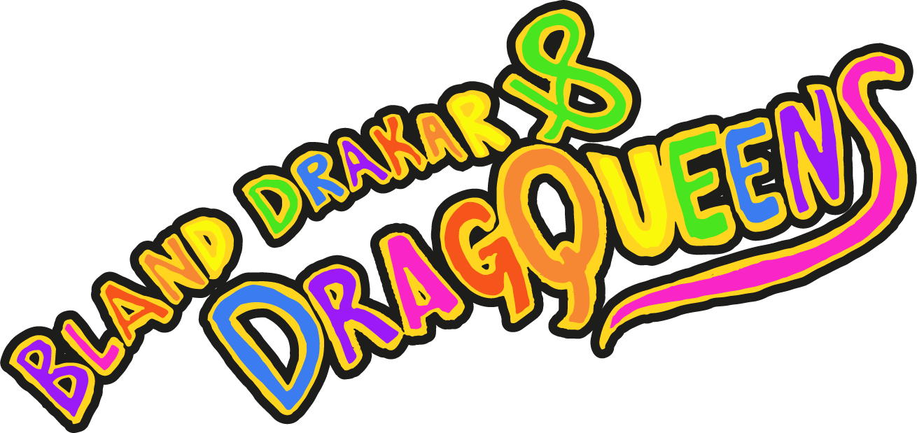 Logotype Drakar och dragqueens